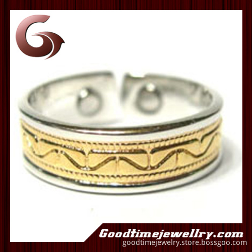 Beautiful Wave Stripe Copper Ring